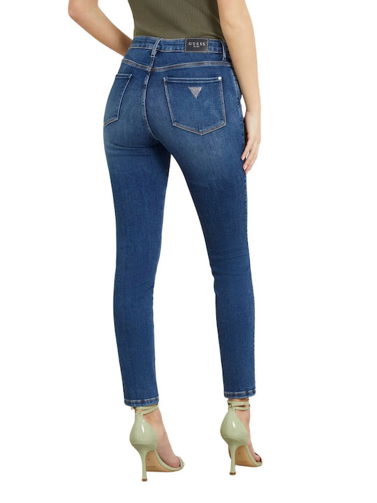 Guess W Sexy Curve Women's Jean Trousers Blue