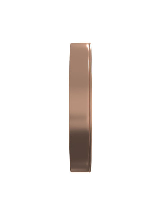 vidaXL Αθόρυβο Ρολόι Τοίχου Μπλε Ø25.5cm