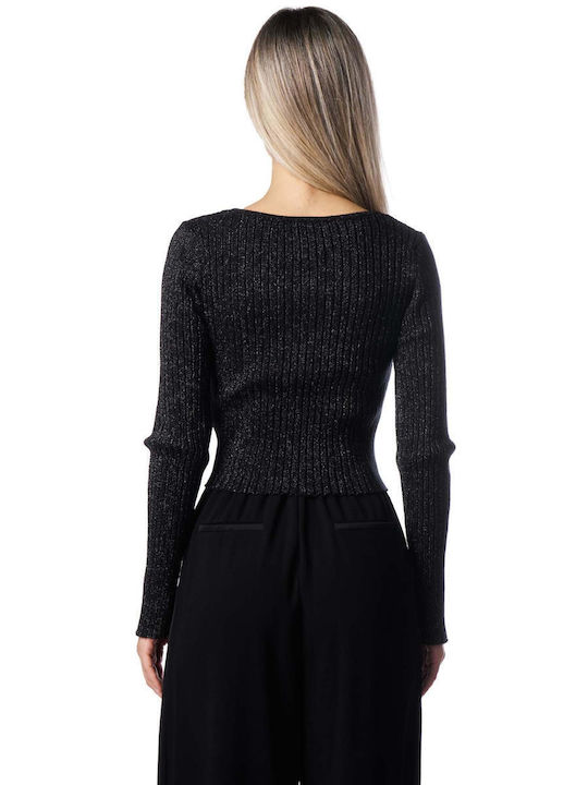 Access Short Women's Knitted Cardigan Black