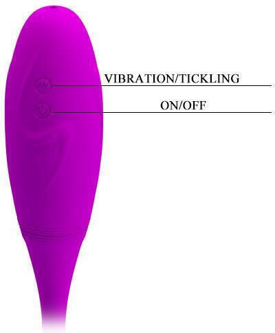 Pretty Love Snaky Vibe 7 Funcții de Vibrație 3 Funcții de Mângâiere Flexibil