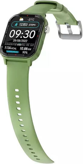 Nubi G96 Smartwatch με Παλμογράφο (Πράσινο)