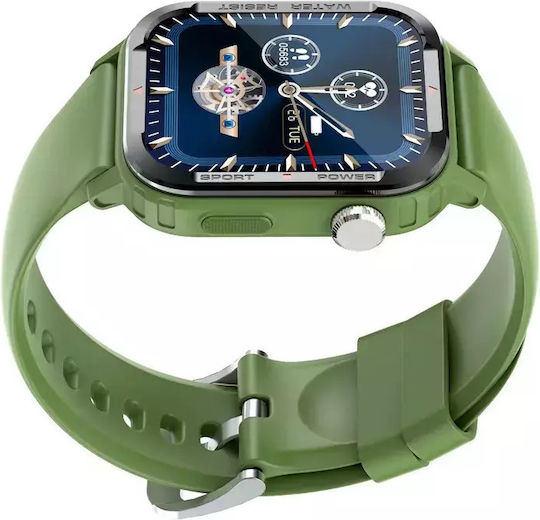Nubi G96 Smartwatch με Παλμογράφο (Πράσινο)