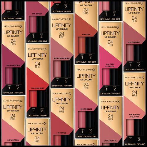 Max Factor Lipfinity Υγρό Κραγιόν Essential Violet 2.3ml 4.2gr