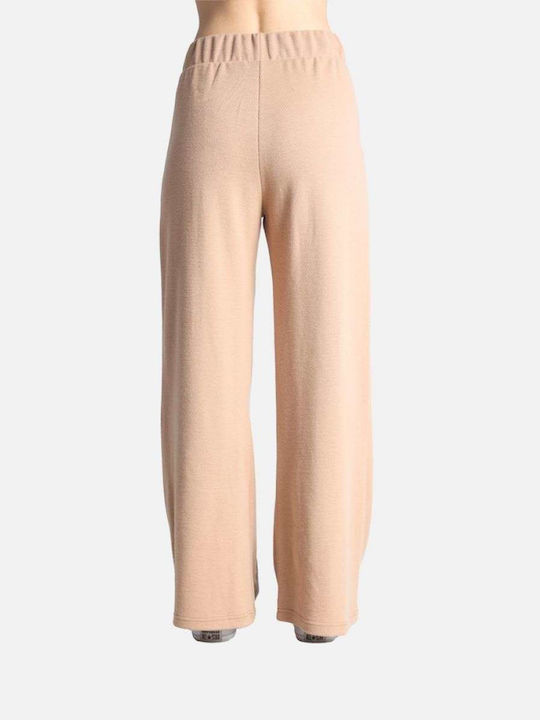 Paco & Co Women's Fabric Cargo Trousers Camel