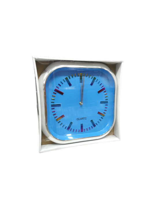 Ceas de Perete Plastic Albastru Ø30cm
