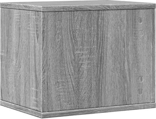 Ξύλινη Θήκη Χαρτιών σε Γκρι Χρώμα 26x29.5x36εκ. 1τμχ