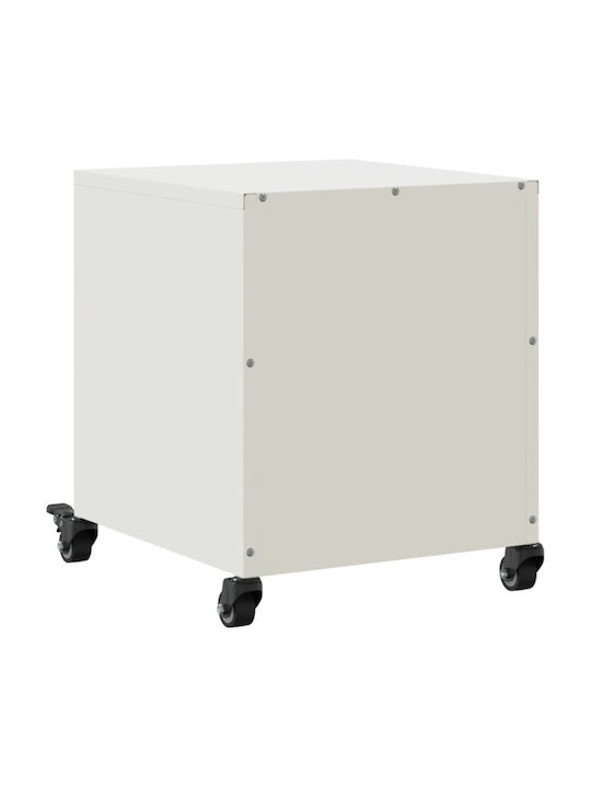 Комоди Дървени Бели 2бр 36x39x43.5см