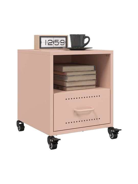 Noptiere Roz 2buc 36x39x43.5cm