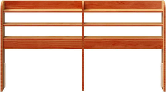 vidaXL Wooden Bed Headboard Brown 160x82cm