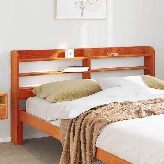 vidaXL Wooden Bed Headboard Brown 160x82cm