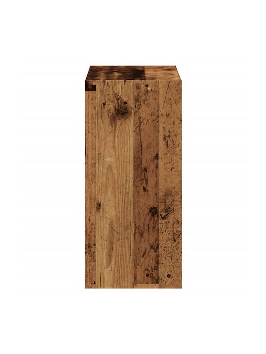 Brown Bookcase 68.5x32x68.5cm