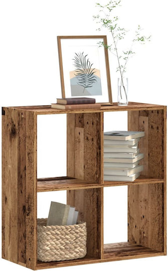 Bücherschrank Braun 68,5x32x68,5cm