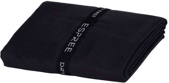 Espree Microfiber Body Towel 280gr/m² Black 170x90cm