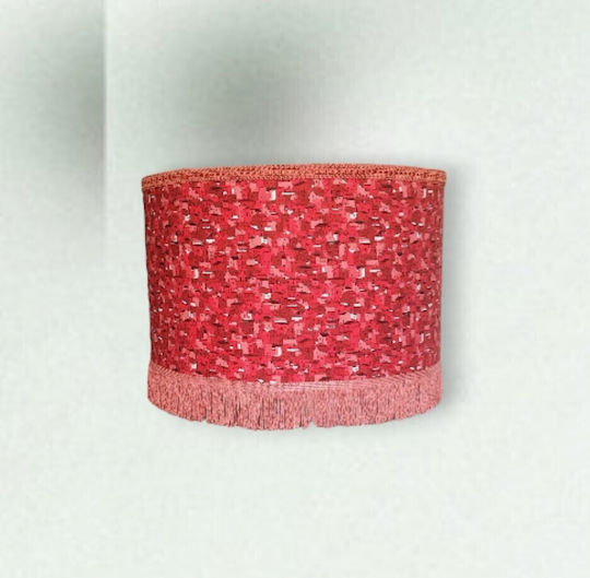 Oxygen Red In City Red Ceiling Light with E27 Socket 35cm