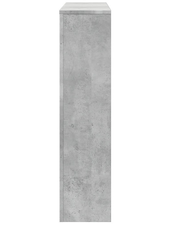 vidaXL Калориферен Капак От ПДЧ Сив 149x20x82см