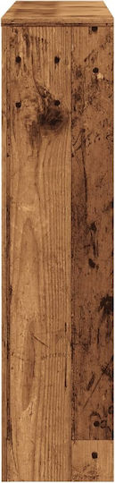 vidaXL Brown Particleboard Radiator Cover 149x20x82cm