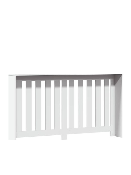 vidaXL Husă Pentru Radiator Din PAL Alb 149x20x82cm