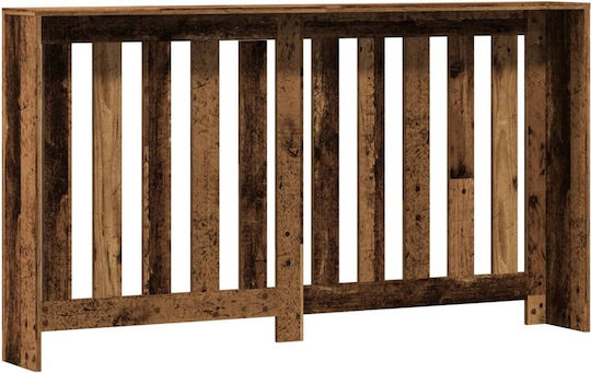 vidaXL Brown Particleboard Radiator Cover 149x20x82cm