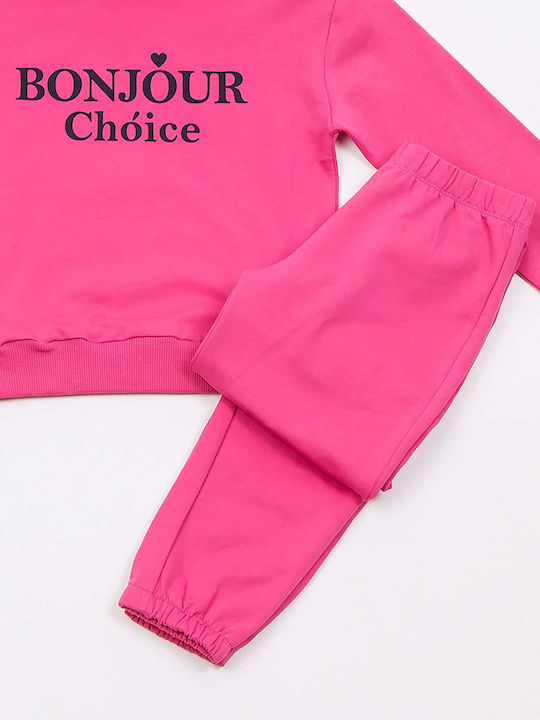 Trax Kids Sweatpants Set Fuchsia