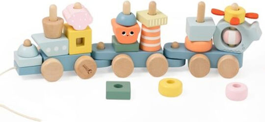Classic World Συρόμενο Παιχνίδι Ocean Wooden Railway από Ξύλο για 12+ Μηνών