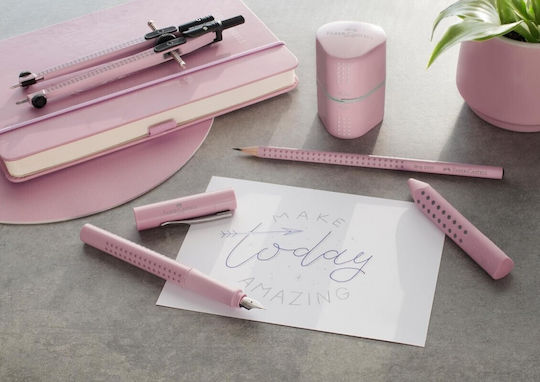 Faber-Castell Σετ 3 Μολύβια B με Γόμα