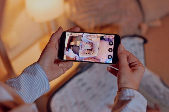 Lionelo Babyline Go Wireless Baby Monitor Camera & Audio , with Two-way Communication & Lullabies