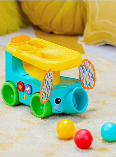 Bright Starts Παιχνίδι Pop & Roll Safari Bus Ball Play