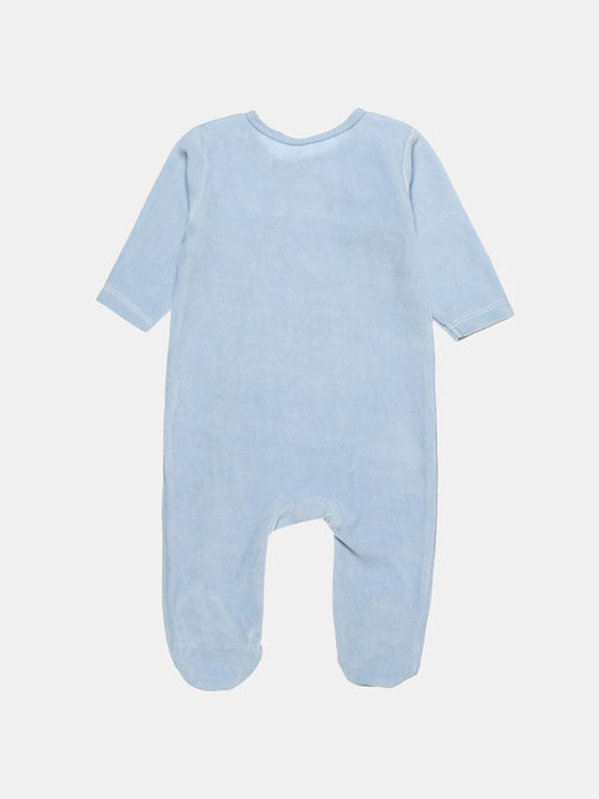 Alouette Tender Comforts Baby Bodysuit Velvet Light Blue