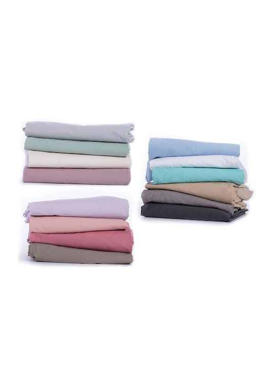 Nef-Nef Homeware Чаршаф King Size с Ластик 180x200+35см. Basic Ecru