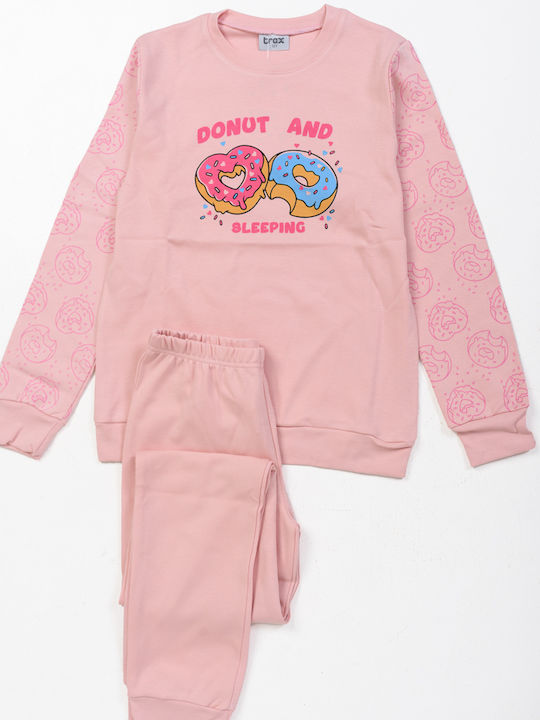 Trax Kids Pyjamas Winter Cotton Pink