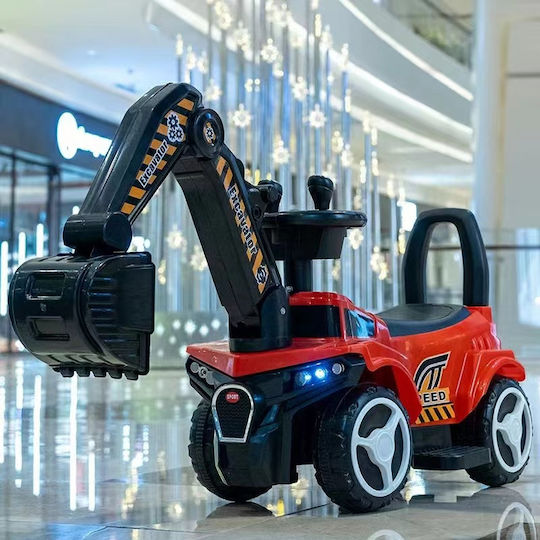 Homeone Excavator Baby Walker Car Ride On for 12++ Months HZ-8888-RED Red