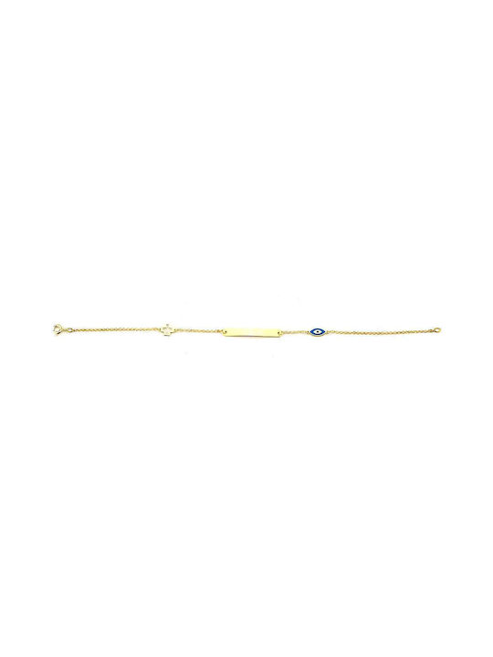 Goldsmith Kids Bracelet ID from Gold-plated Silver