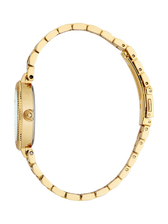 Just Cavalli Glam Uhr mit Gold Metallarmband