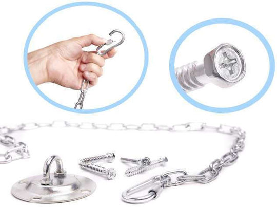 ikonka Gray Hammock Support Set