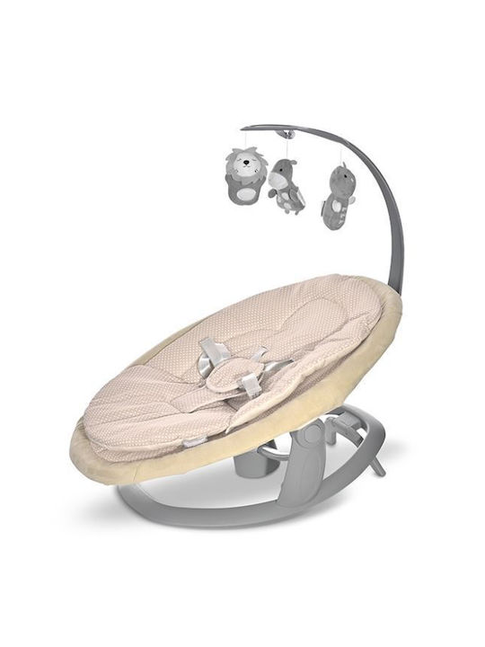 Lorelli Electric Baby Relax Toscana with Music Beige Dots for Child up to 9kg