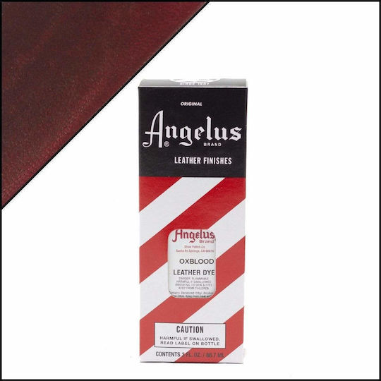 Angelus Angleus Leather Dye Υγρό Χρώμα Χειροτεχνίας Oxblood για Δέρμα 90ml