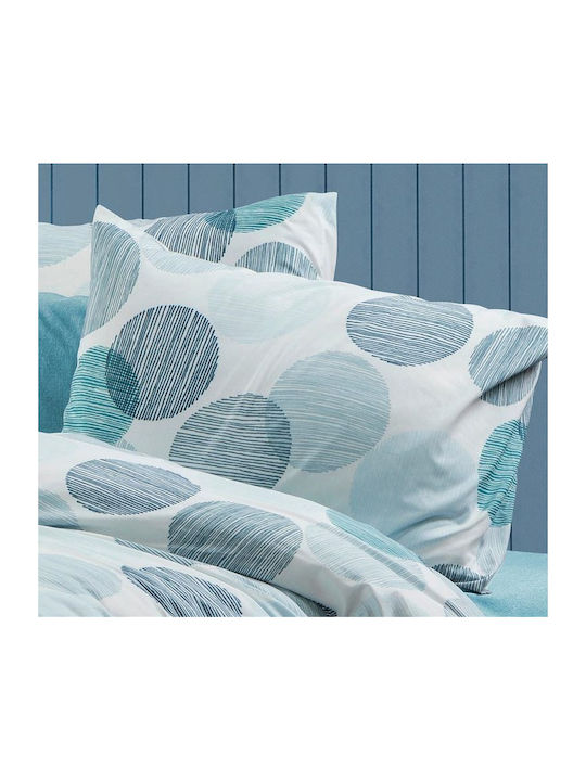 Dimcol Sheet Sets Queen 220x240cm. Coralia 467 Petrol 4pcs
