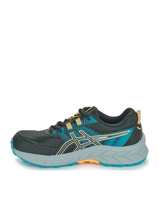 Pre-venture 9 Gs Αθλητικά Παιδικά Παπούτσια Running με Κορδόνια Μαύρα