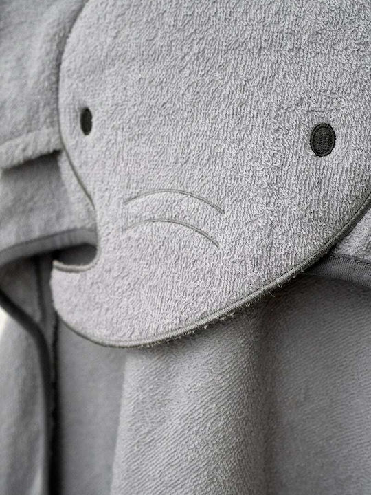 Ingenuity Hooded Baby Bath Towel Gray