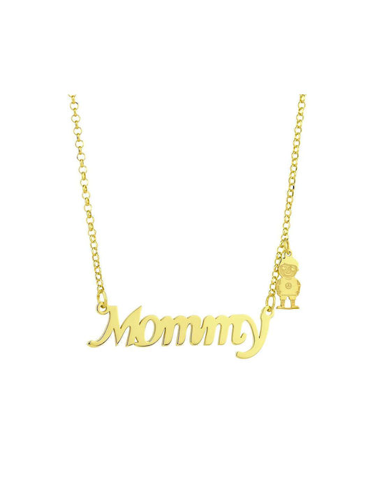 Goldsmith Necklace Mum from Gold Plated Silver