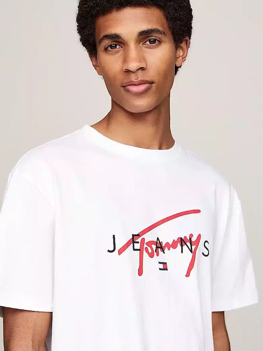 Tommy Hilfiger Signature Мъжка Блуза Бял