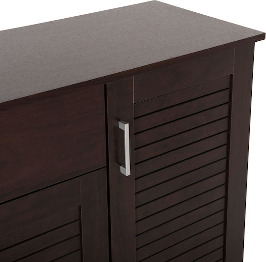 Ξύλινη Παπουτσοθήκη Wenge 120x37.5x121.5cm