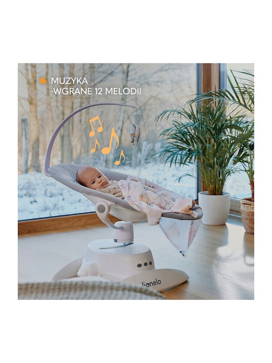 Lionelo Electric Baby Relax Iris with Music Beige Sand for Child up to 9kg