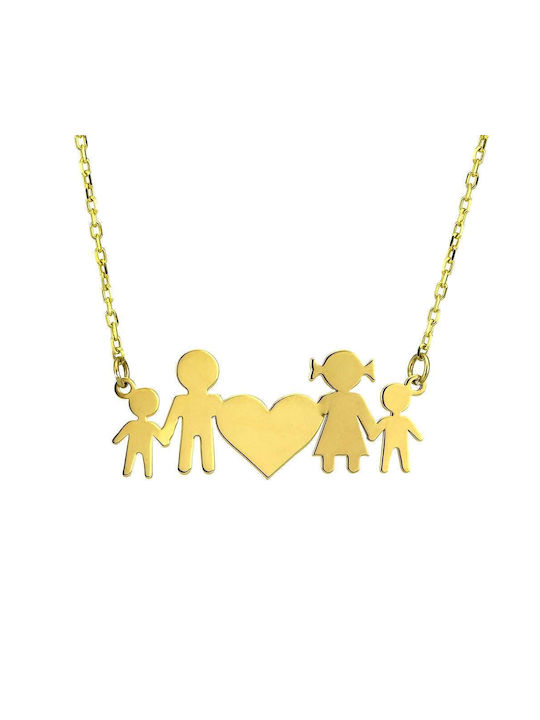 Goldsmith Necklace Family from Gold Plated Silver