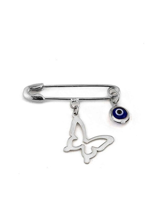 Goldsmith Kinder Sicherheitsnadel Πεταλούδα aus Vergoldetem Silber