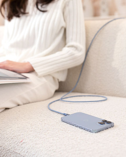 Innostyle USB-C zu Lightning Kabel Schwarz 2m (ICL150ALBLU)