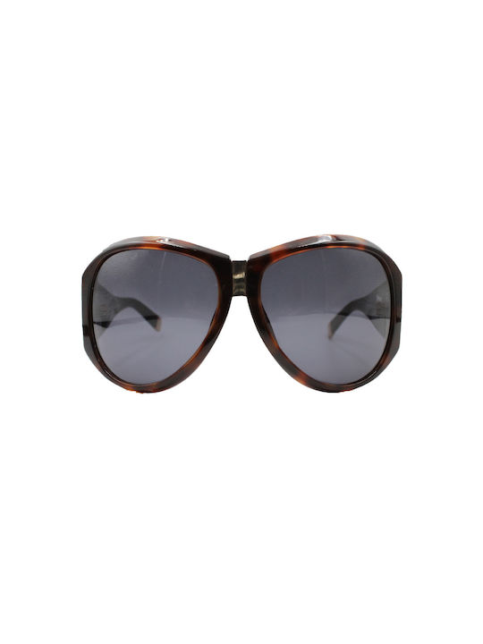 Dsquared2 Sunglasses with Brown Tartaruga Plastic Frame and Gray Polarized Lens D2 0037