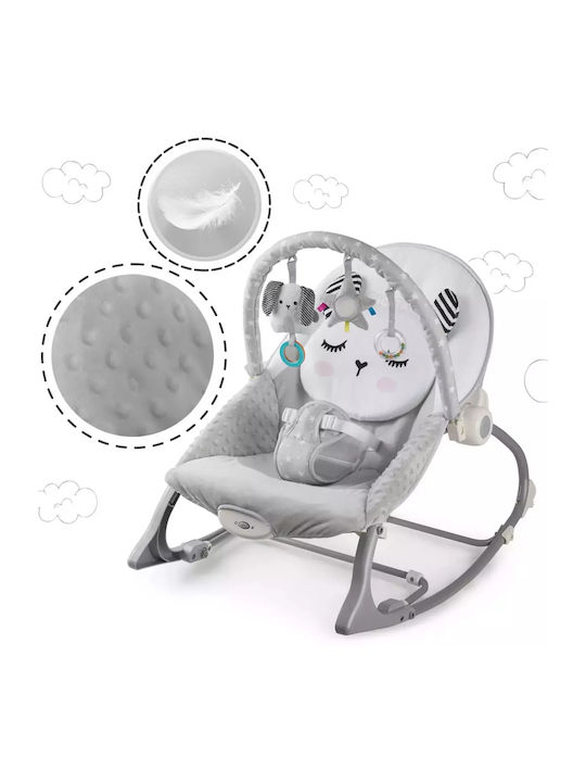 Nukido Electric Baby Relax with Vibration Gray for Child up to 18kg