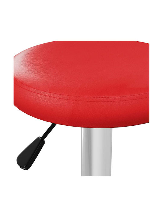 Hocker Bar mit Höhenverstellbar Red 2Stück 31x31x58-78cm