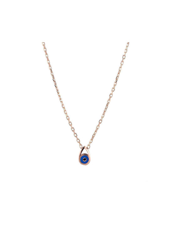 Goldsmith Necklace Eye from Gold Plated Silver